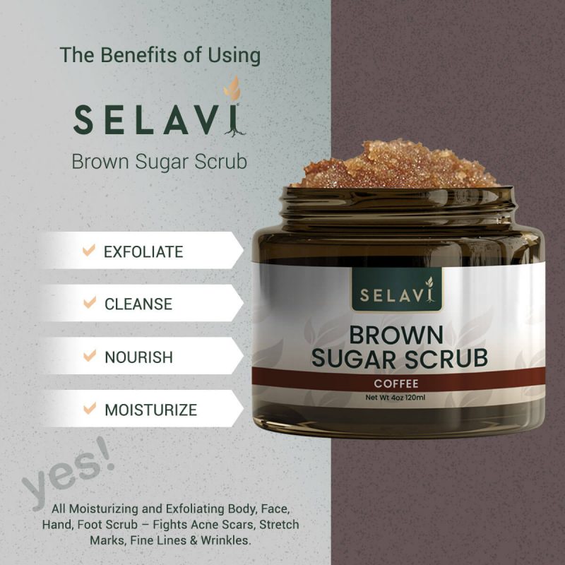Benefits of using Selavi Brown Sugar Scrub